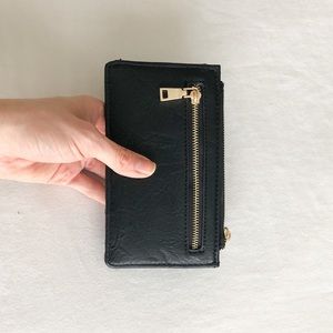 Slim Faux Leather Wallet - NEW Never Used